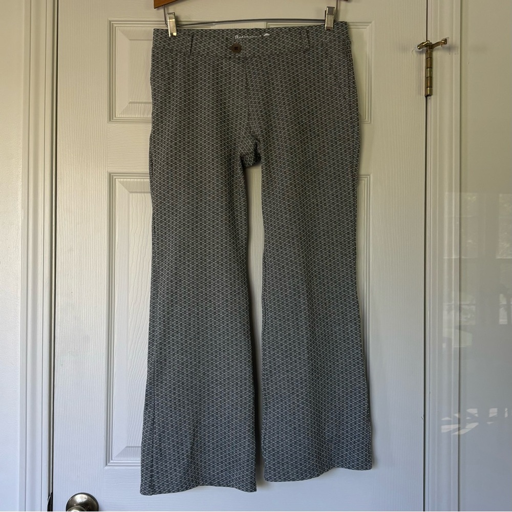 Betabrand Patterned Gray Pants Medium Petite - image 1